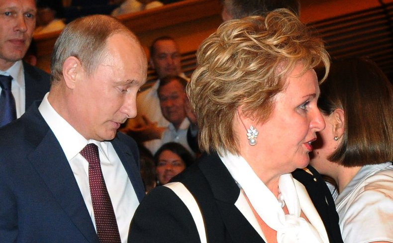 Vladimir Putin and his former wife