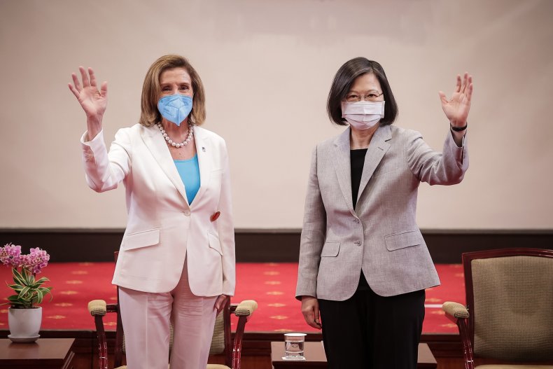 Pelosi and Tsai Ing-wen