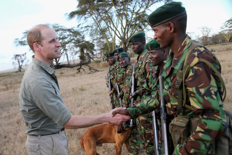 Prince William and Wildlife Rangers