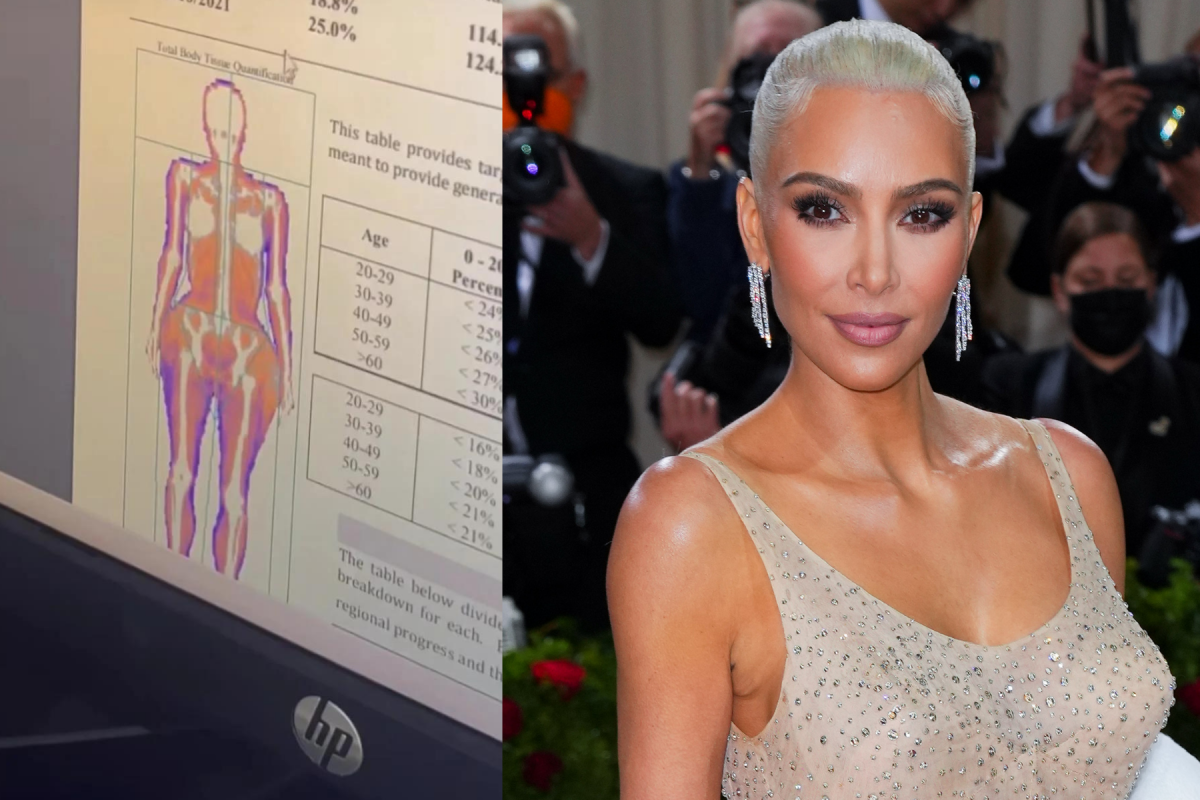 Fans Think Kim Kardashian's Recent Body Scan Revealed Breast Implants