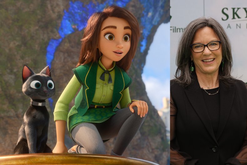 Luck characters and director Peggy Holmes