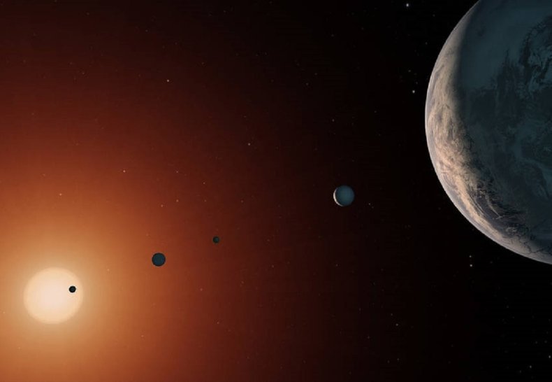 Ilustración TRAPPIST-1