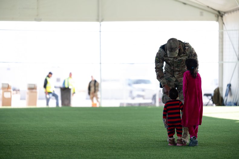 Afghan Refugees Air Base New Mexico 4-Nov-21