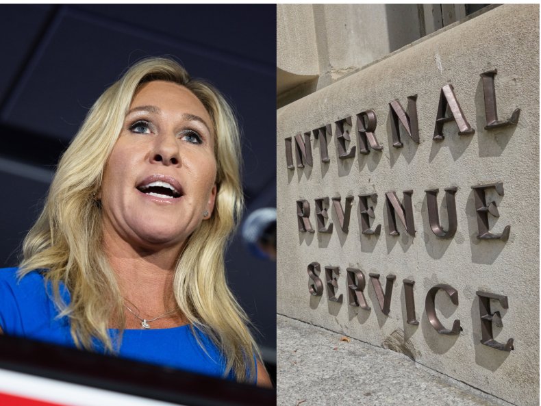 Marjorie Taylor Greene Says ‘New IRS Force’ Takes Aim at Small Businesses