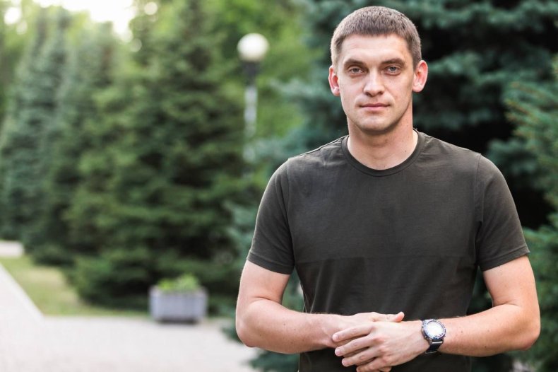 Melitopol mayor Ivan Fedorov pictured in July