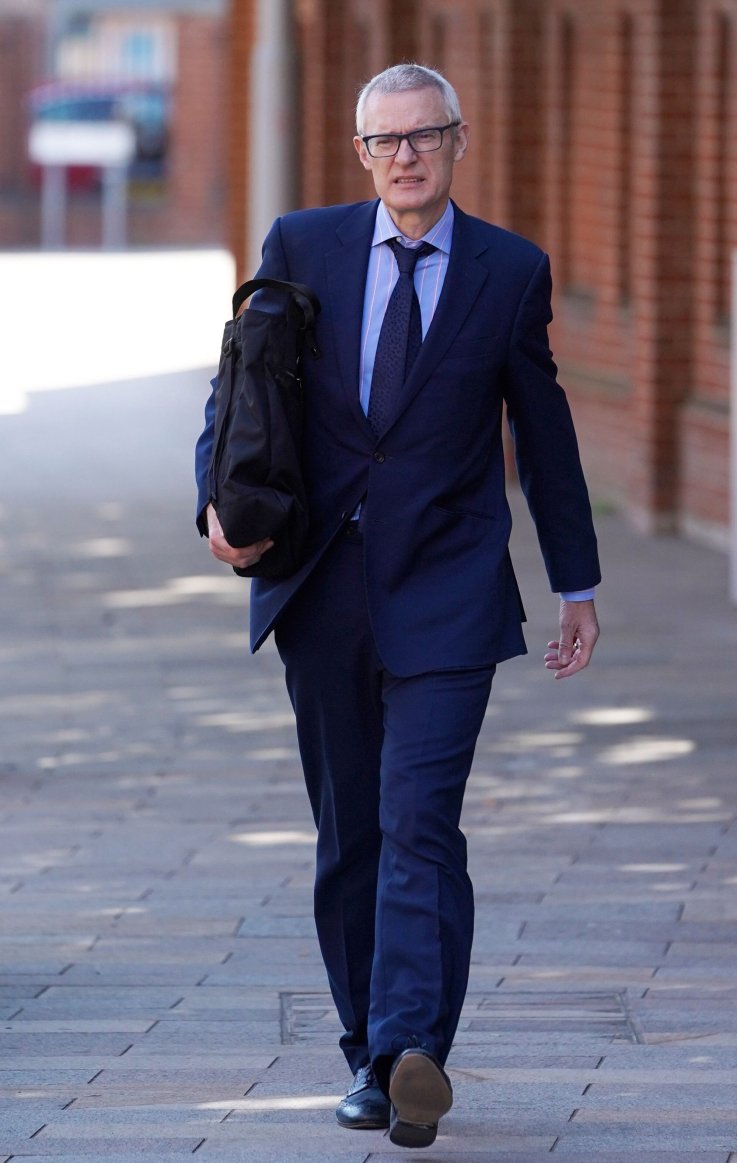 Jeremy Vine arrives at Nottingham Crown Court