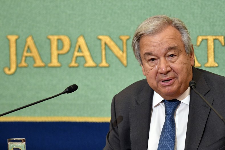 Antonio Guterres at Japan National Press Club