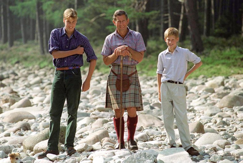 Princes William and Harry at Balmoral