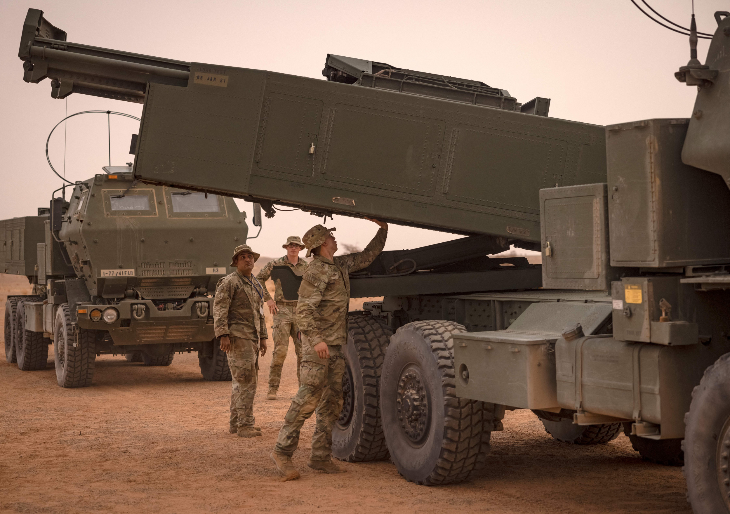 HIMARS - High-Mobility Artillery Rocket System, a member of MLRS