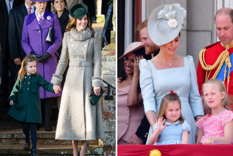 Princess Charlotte and Kate Middleton