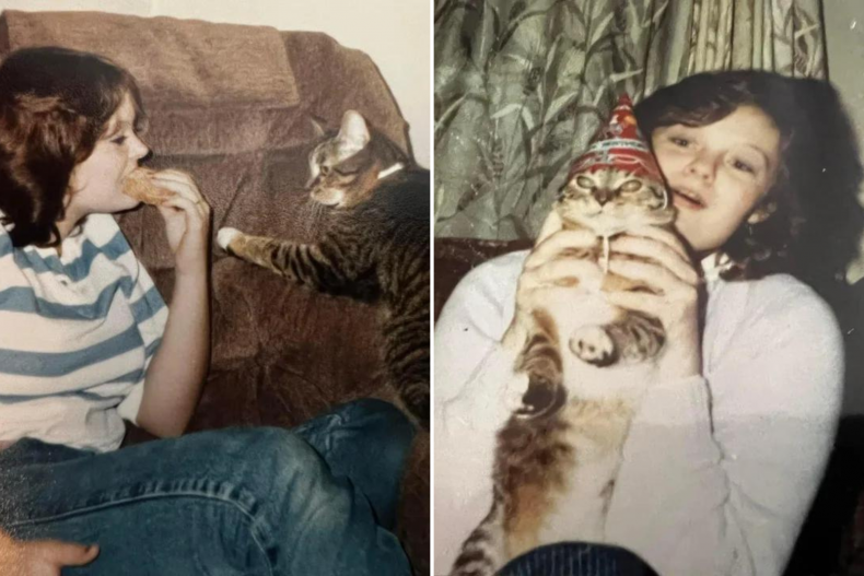 Lori and Misty the cat