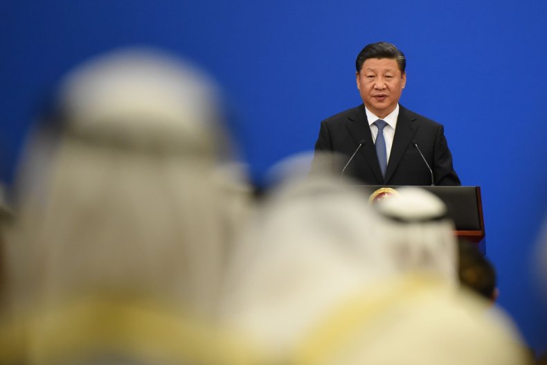 Chine, Président, Xi, Adresses, Arabe, Coopération, Forum