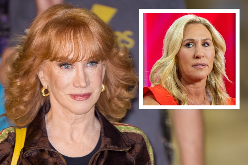 Kathy Griffin, Marjorie Taylor Greene in spat