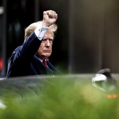 Trump Leaves Trump Tower