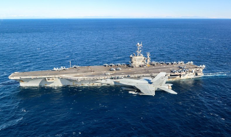 U.S. Navy Recovers Fighter Jet From Mediterrean