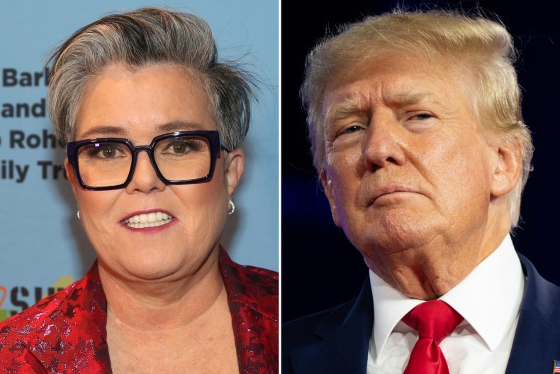 Donald Trump mocked by Rosie O'Donnell