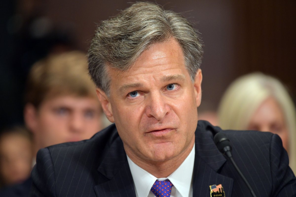 Who Appointed Christopher Wray? FBI Director Under Fire for Trump Raid -  Newsweek