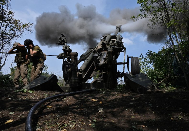 Ukraine, fire, US, made, M777, howitzer, Russia미국에서 수십억
