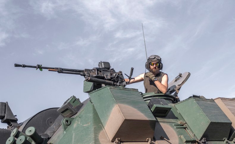 Ukrainian troops have hit two key bridges
