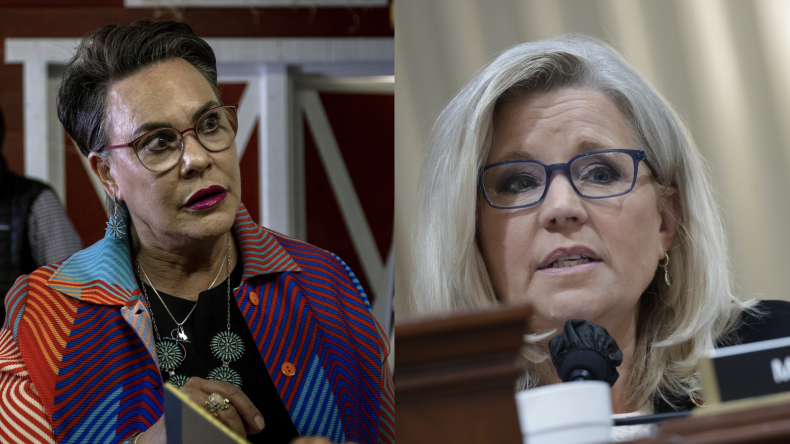 Harriet Hageman and Liz Cheney