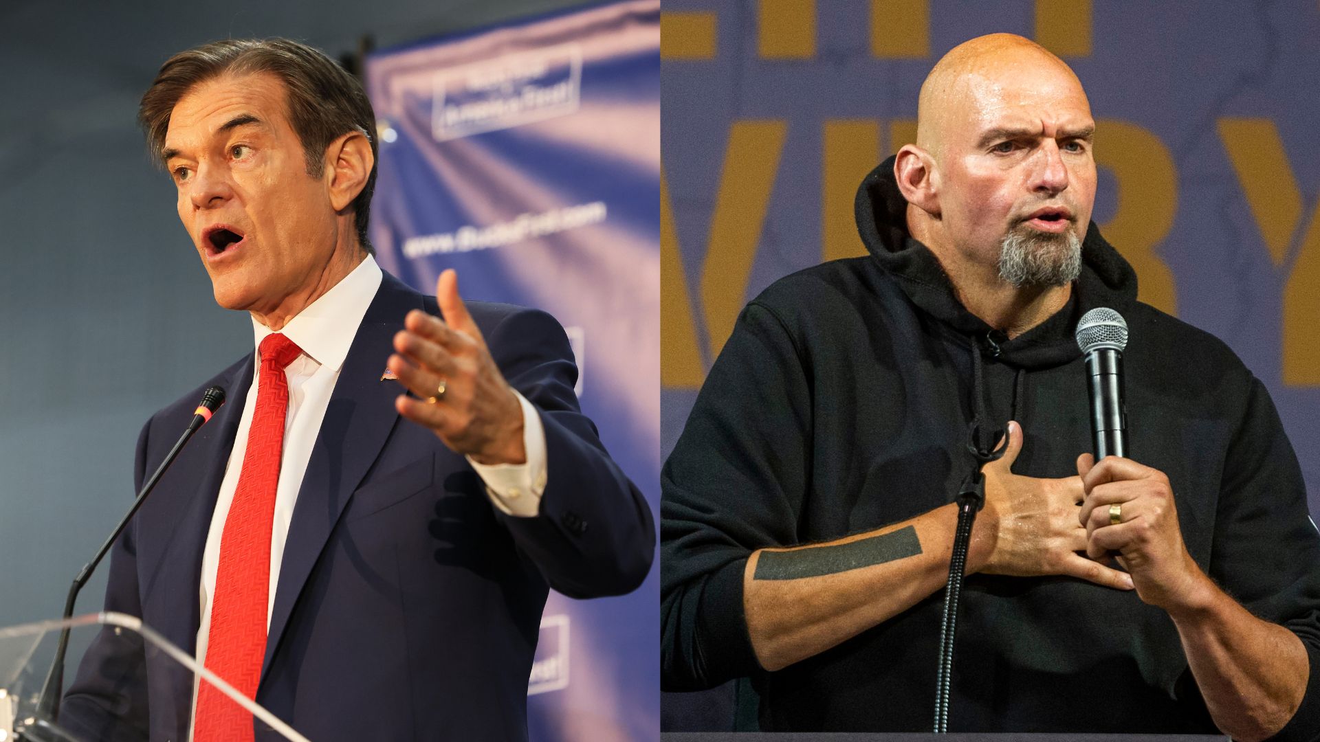 Dr. Oz releases campaign ad showing bong emerging from Fetterman's hea...