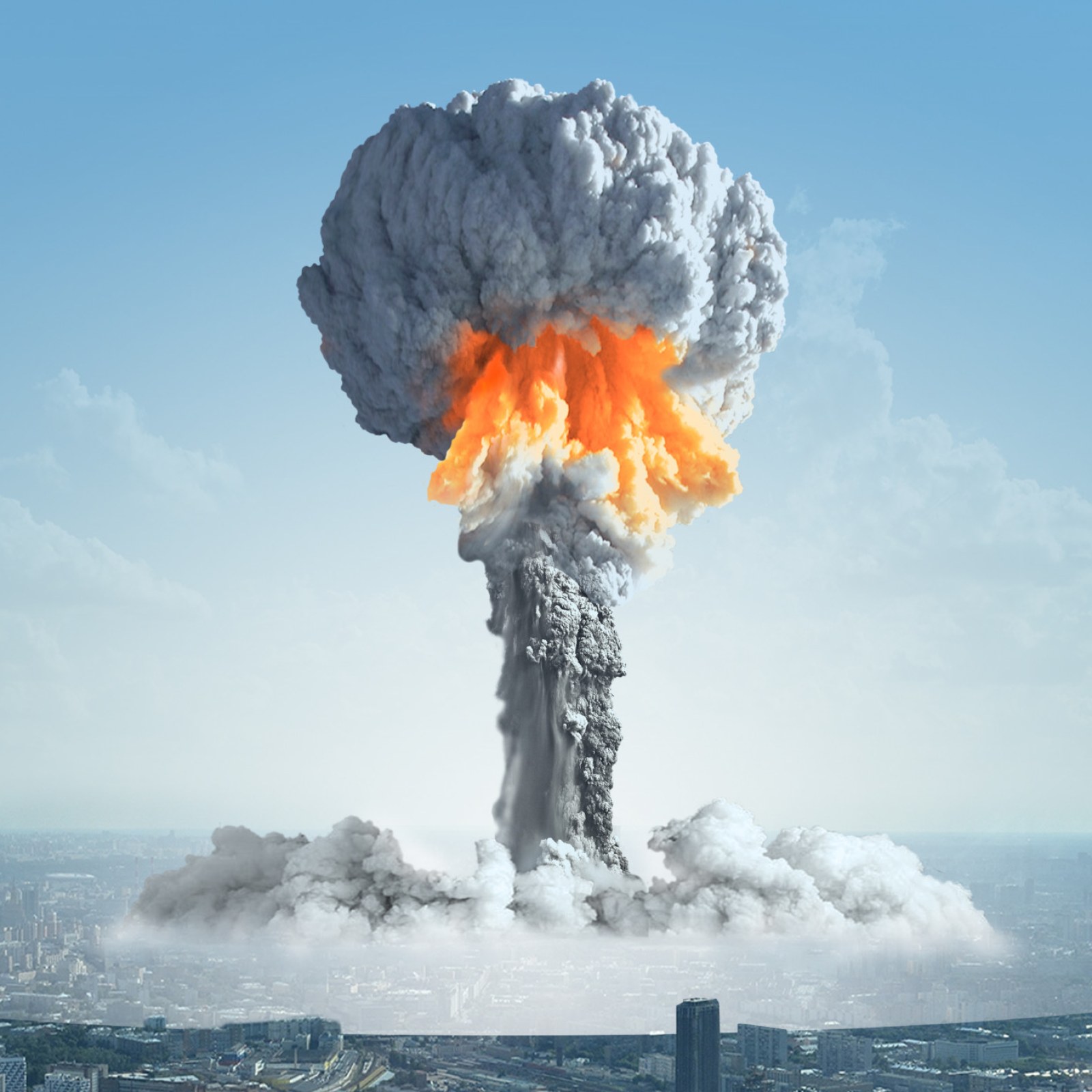 Nuke Button Explosion Virus Nuke Explosion