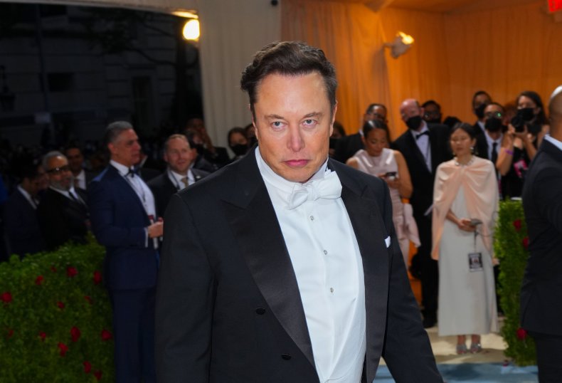 Elon Musk arrives to the Met Gala