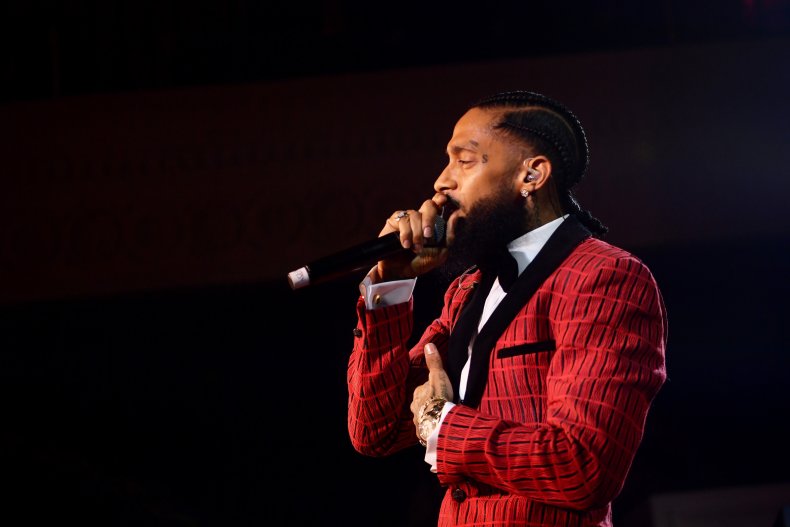 Nipsey Hussle performing live