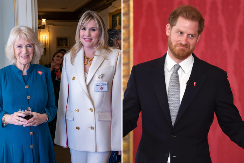 Camilla and Prince Harry - The Crown