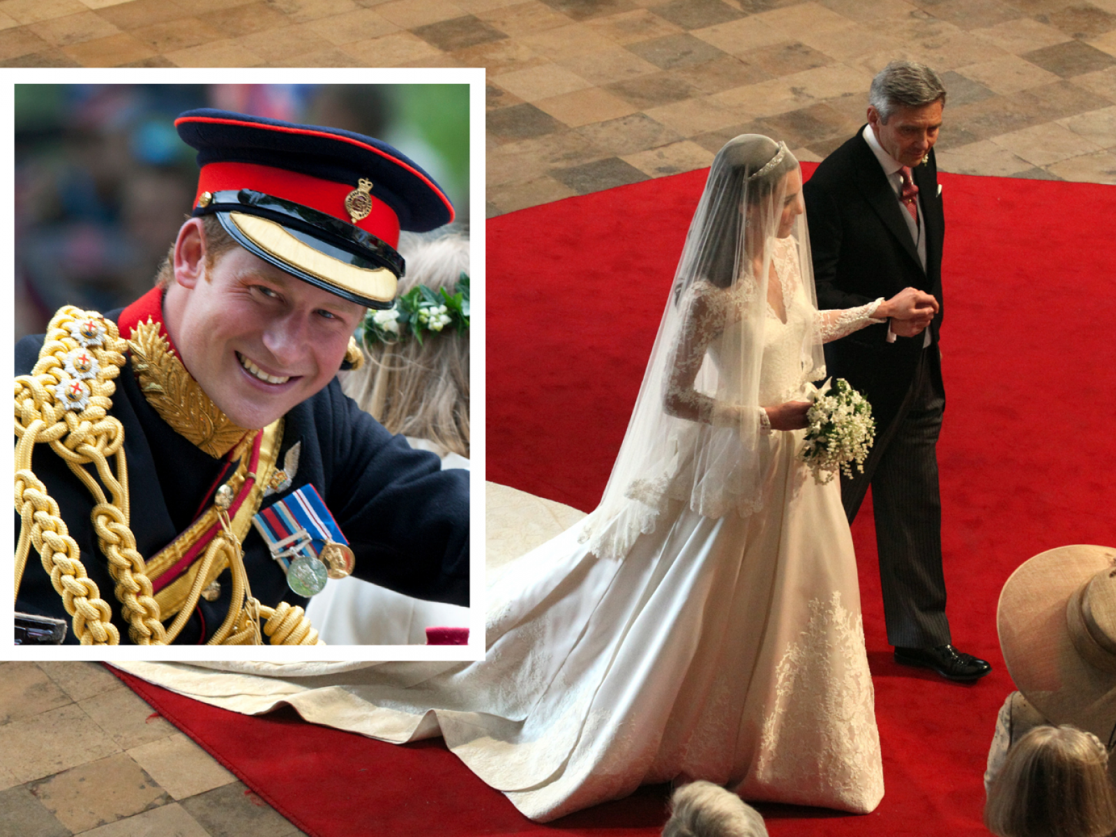 Etablering Jakke musikkens Prince Harry's Reaction to Kate Middleton at Royal Wedding Goes Viral