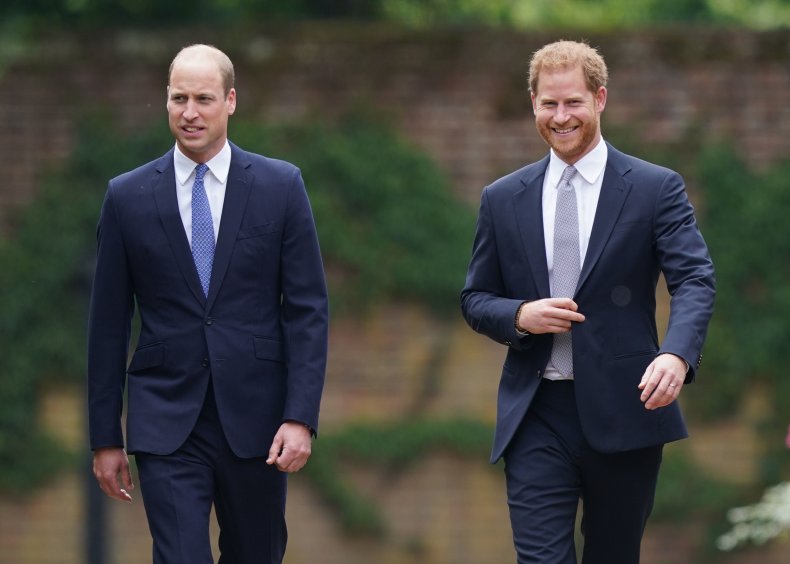 Prince William and Prince Harry Statue Unveiling