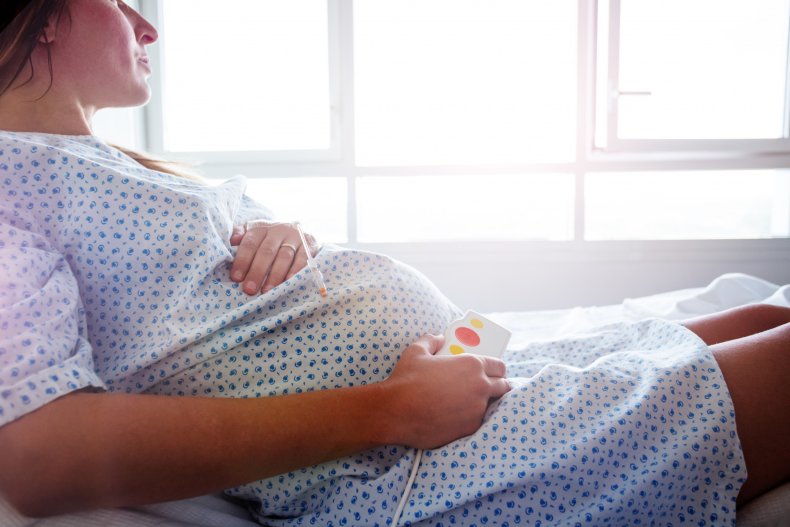 woman in labor