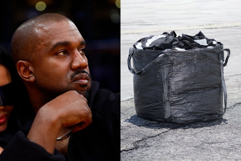 Kanye West and Yeezy GAP bag