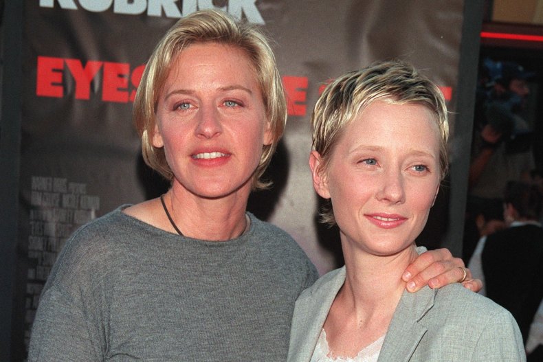 Ellen DeGeneres and Anne Heche