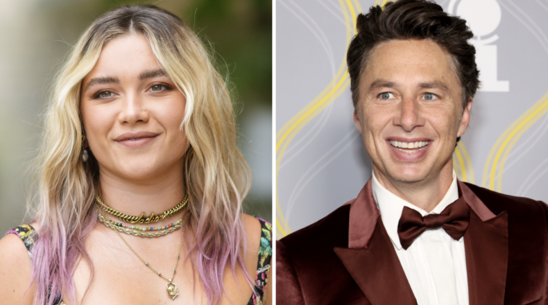 Florence Pugh and Zach Braff