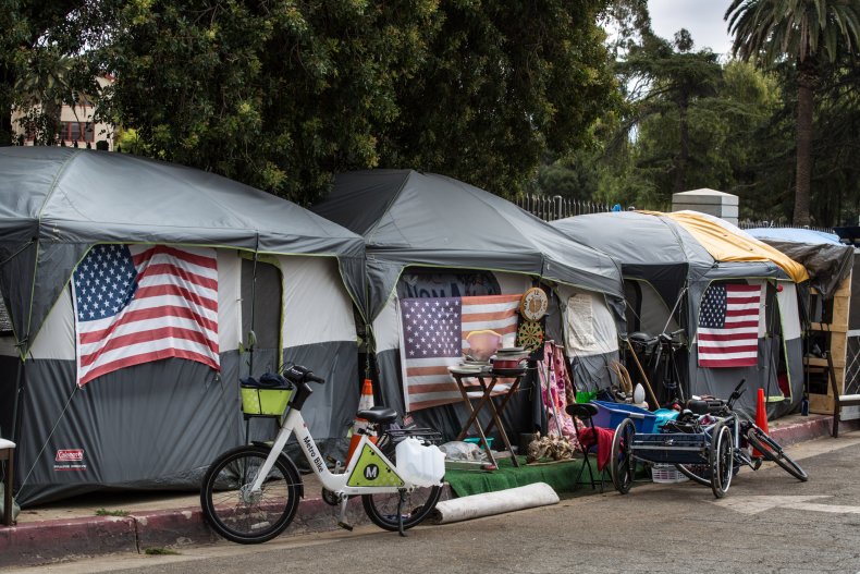 Veteran Homeless Encampment