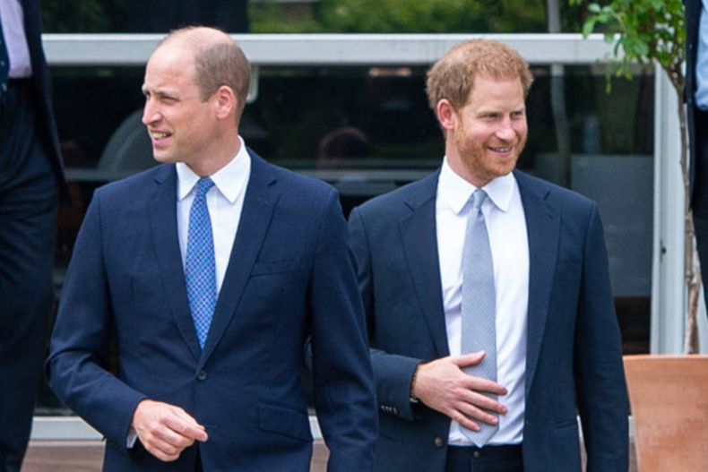 Prince William and Prince Harry Diana Statue