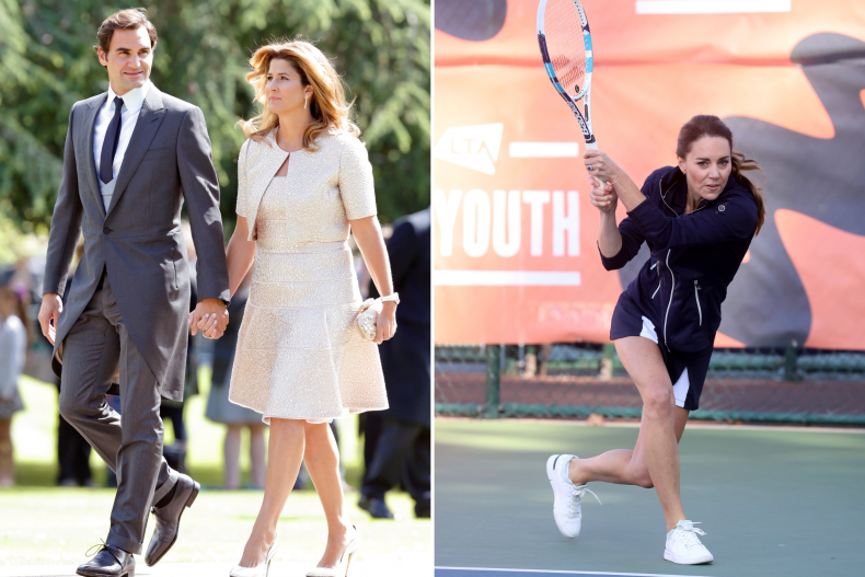 Kate Middleton and Roger Federer friendship