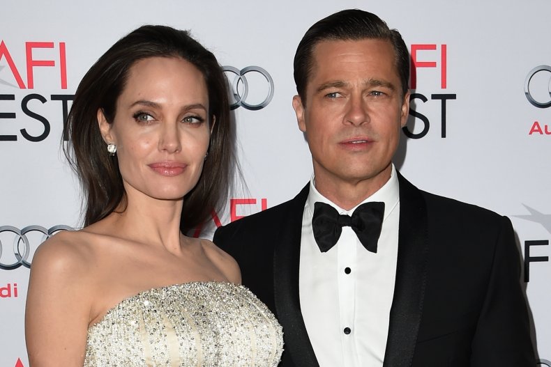 Angelina Jolie and Brad Pitt before divorce