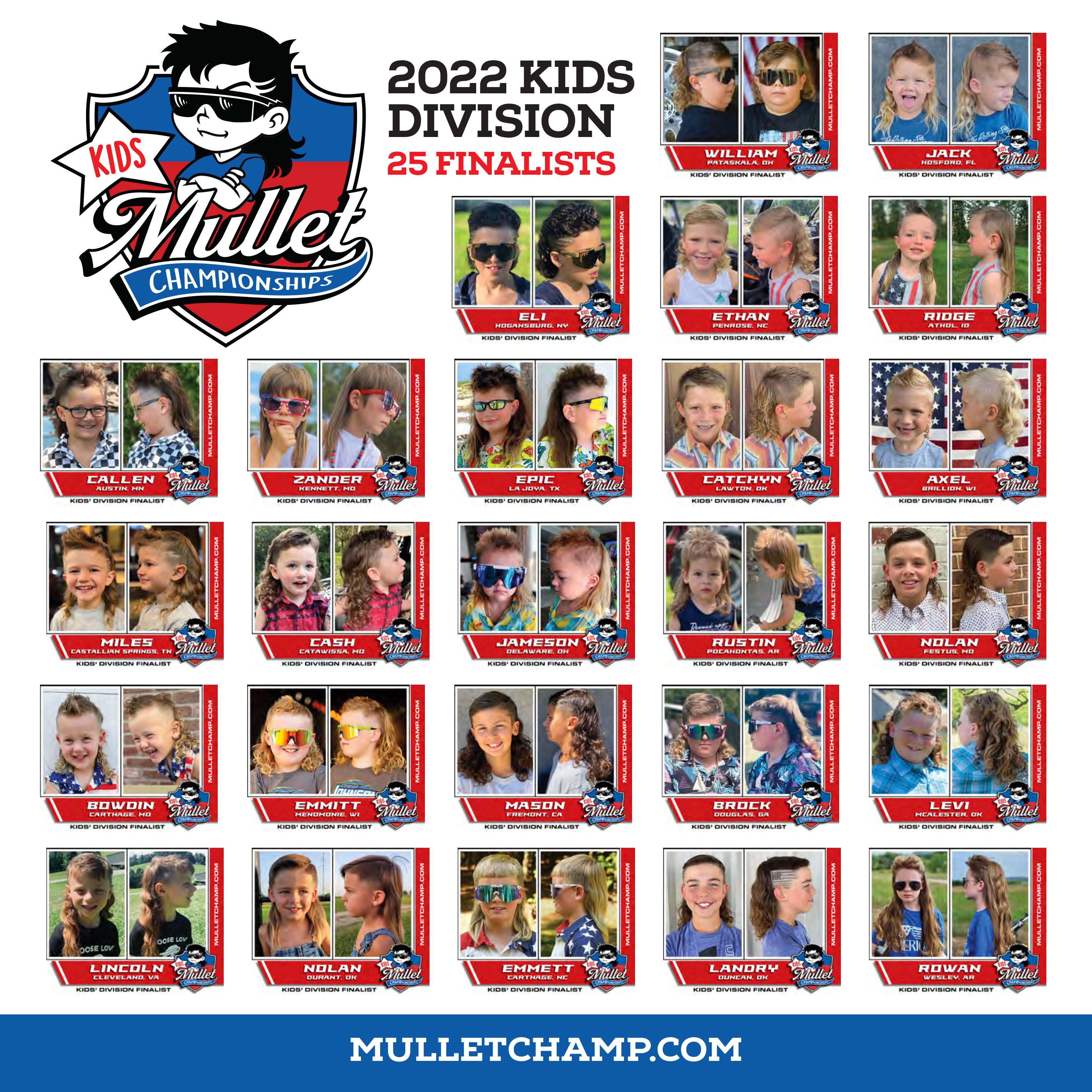 Kids' USA Mullet Championships Finalists Delight the Internet