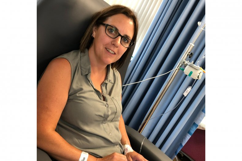 Deb Gascoyne Receiving Treatment