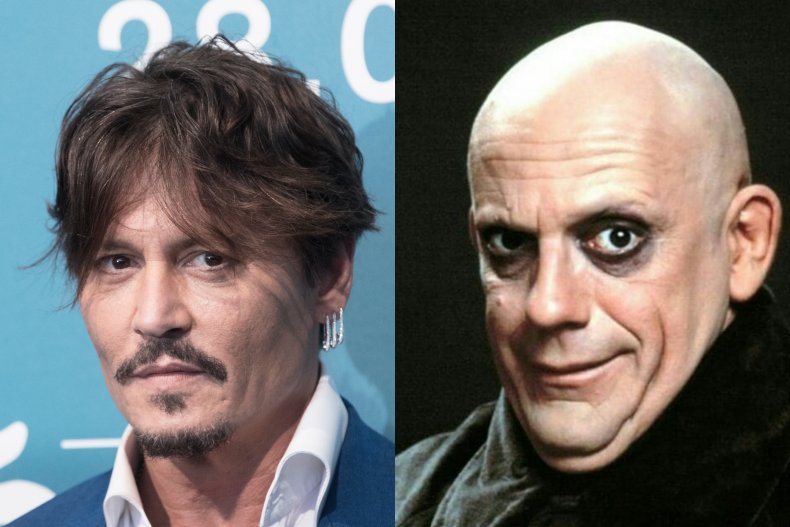 Johnny Depp and Christopher Lloyd Uncle Fester