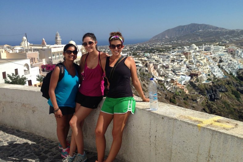 Gianna Biscontini With Her Friends
