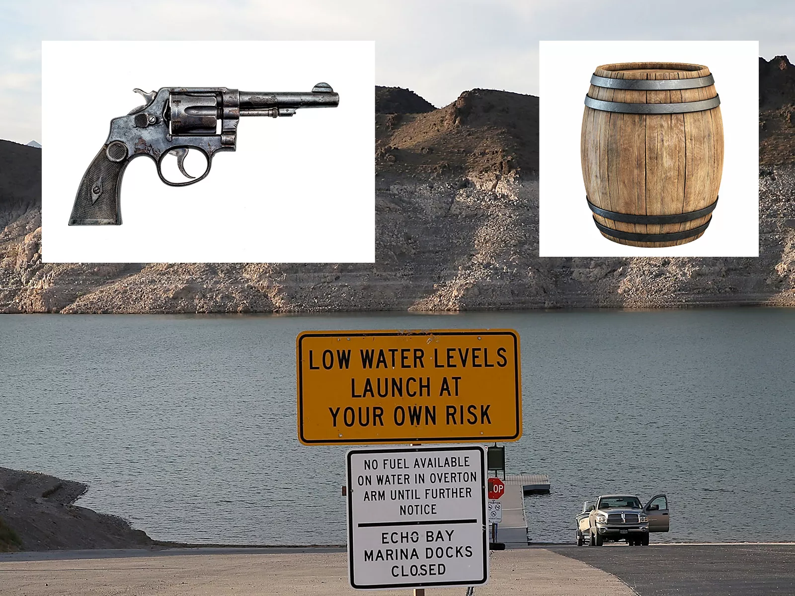 Lake Mead: Gun Found Near Spot Barrel Body Emerged - Vimarsana News