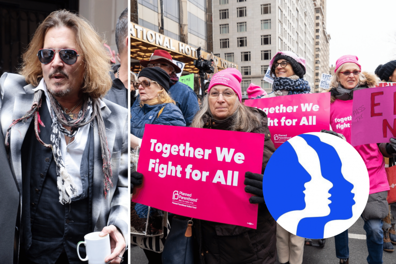 Johnny Depp and Women's March