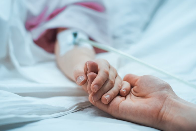 A child in hospital