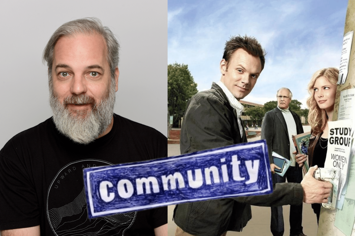 Dan Harmon and Community poster