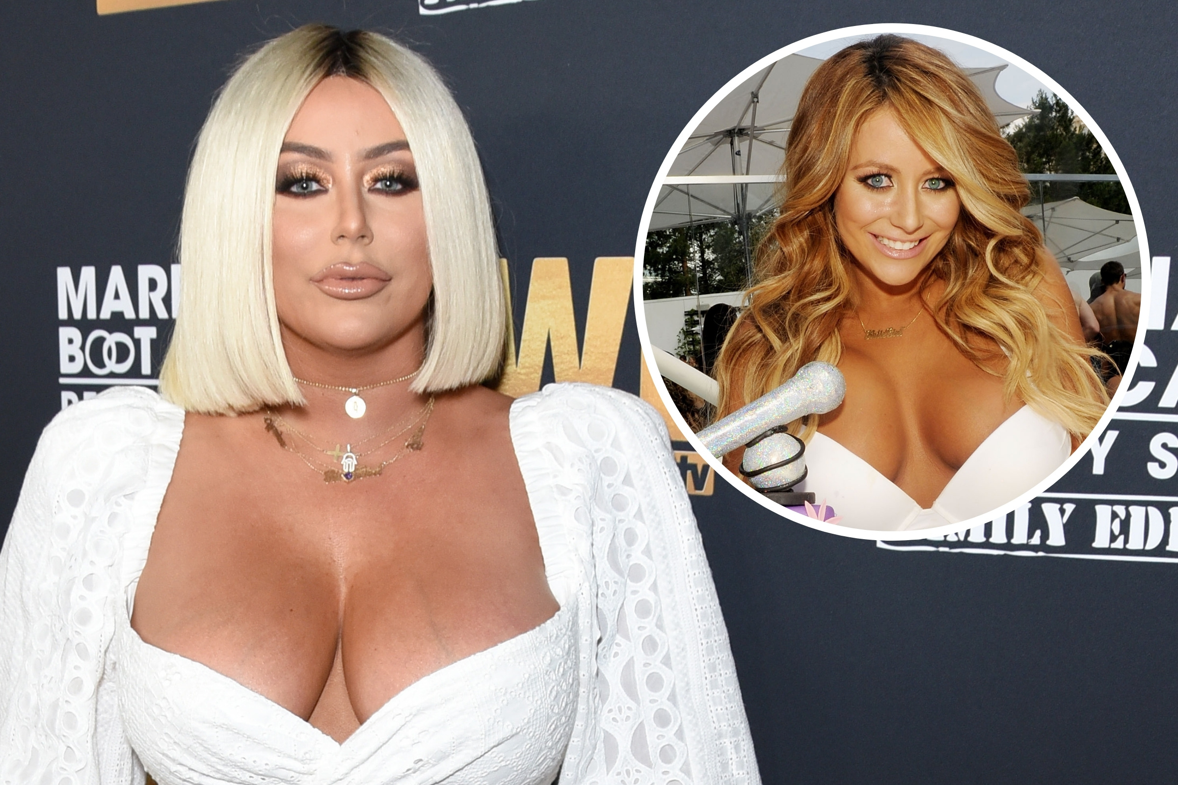 Aubrey O'Day Accused of Herself Into Exotic Vacation Photos