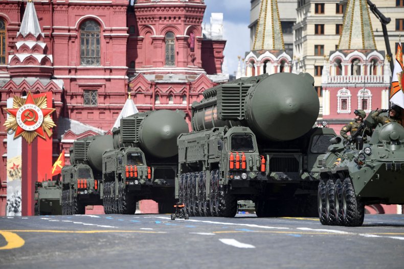 Yars, ICBM, at, Victory, Day, parade, Moscow