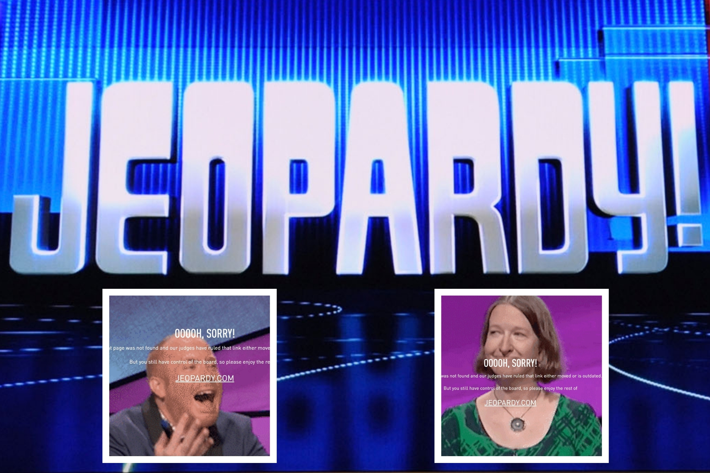 'Jeopardy!' Website Error Page Featuring Past Contestants Thrills Fans ...